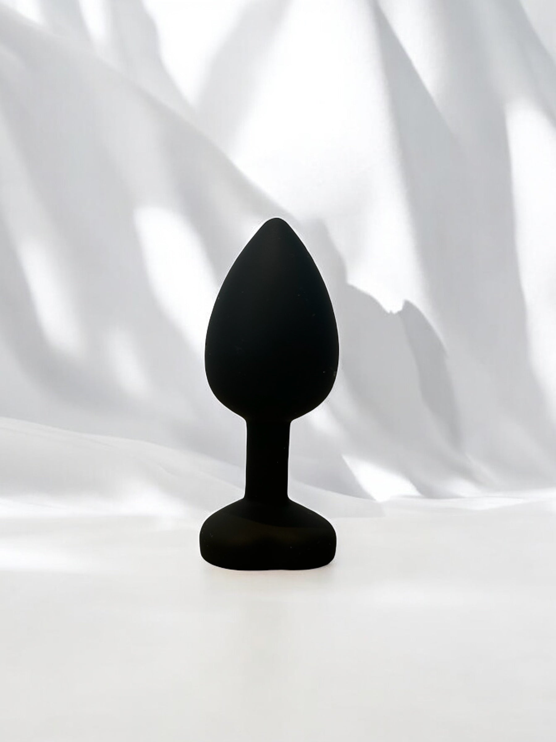 Jewelled Silicone Anal Plug - 3 Sizes