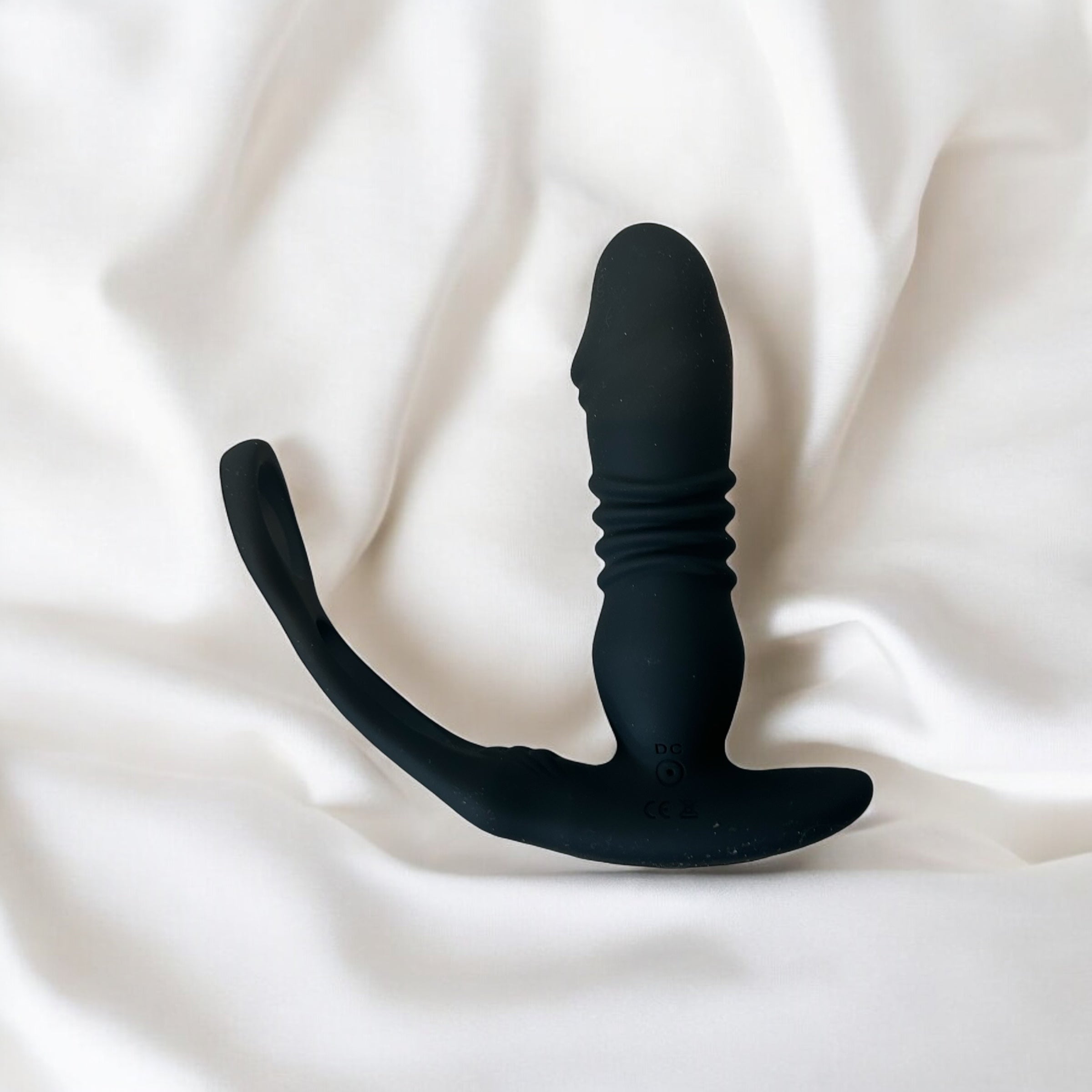 App Controlled Thrusting Prostate Vibrator with Cock Ring
