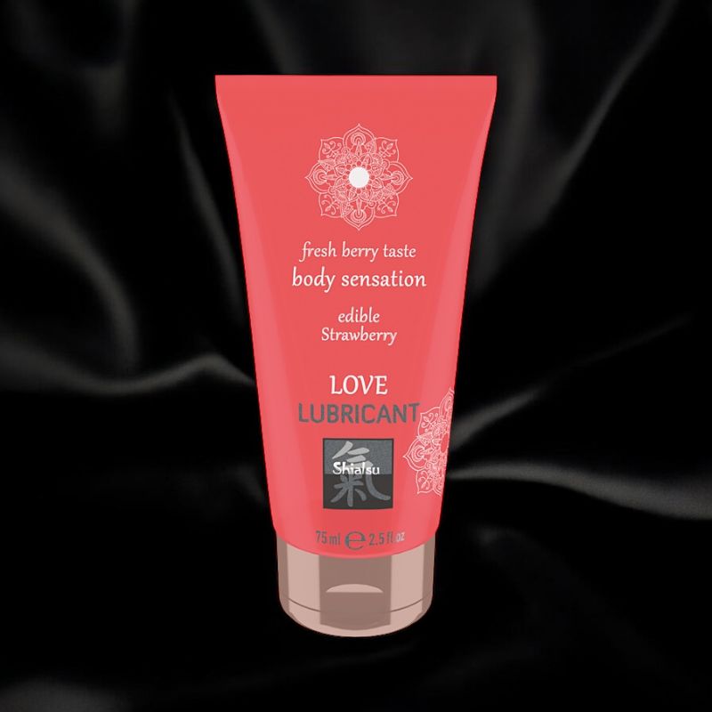 Love Lubricant Edible – Strawberry – 75ml